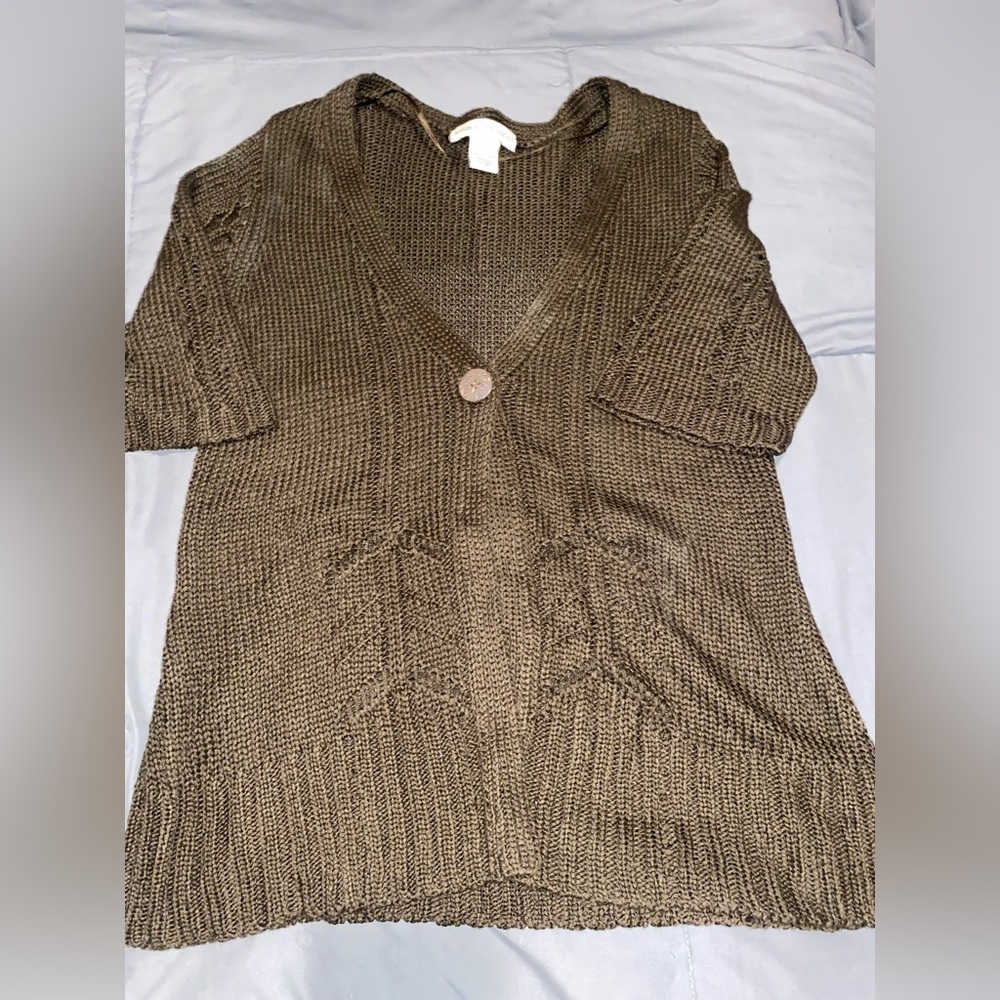 Bamboo Traders Chocolate Knit Top